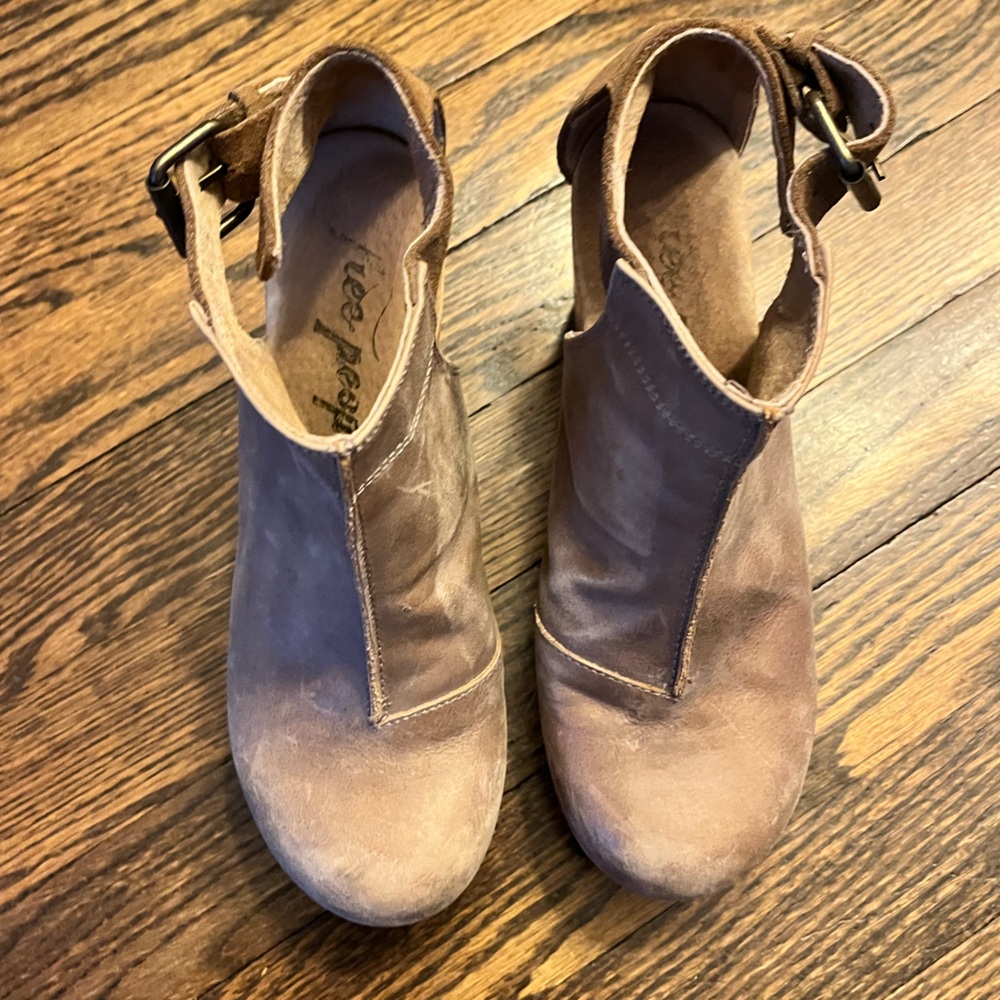 Free People Tan Leather Mules - Picture 5 of 14